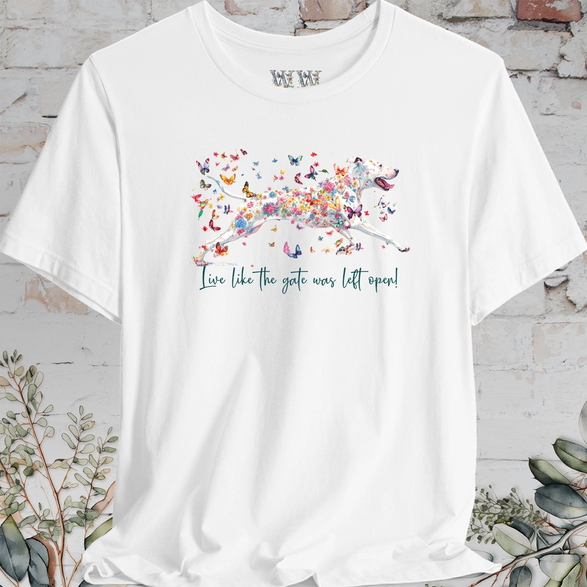 Bull Arab "Live like the gate was left open" Unisex T shirt