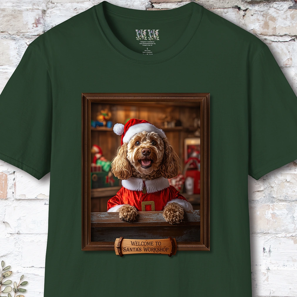 Cavoodle/Cavapoo #2 Santa's Workshop Unisex T shirt