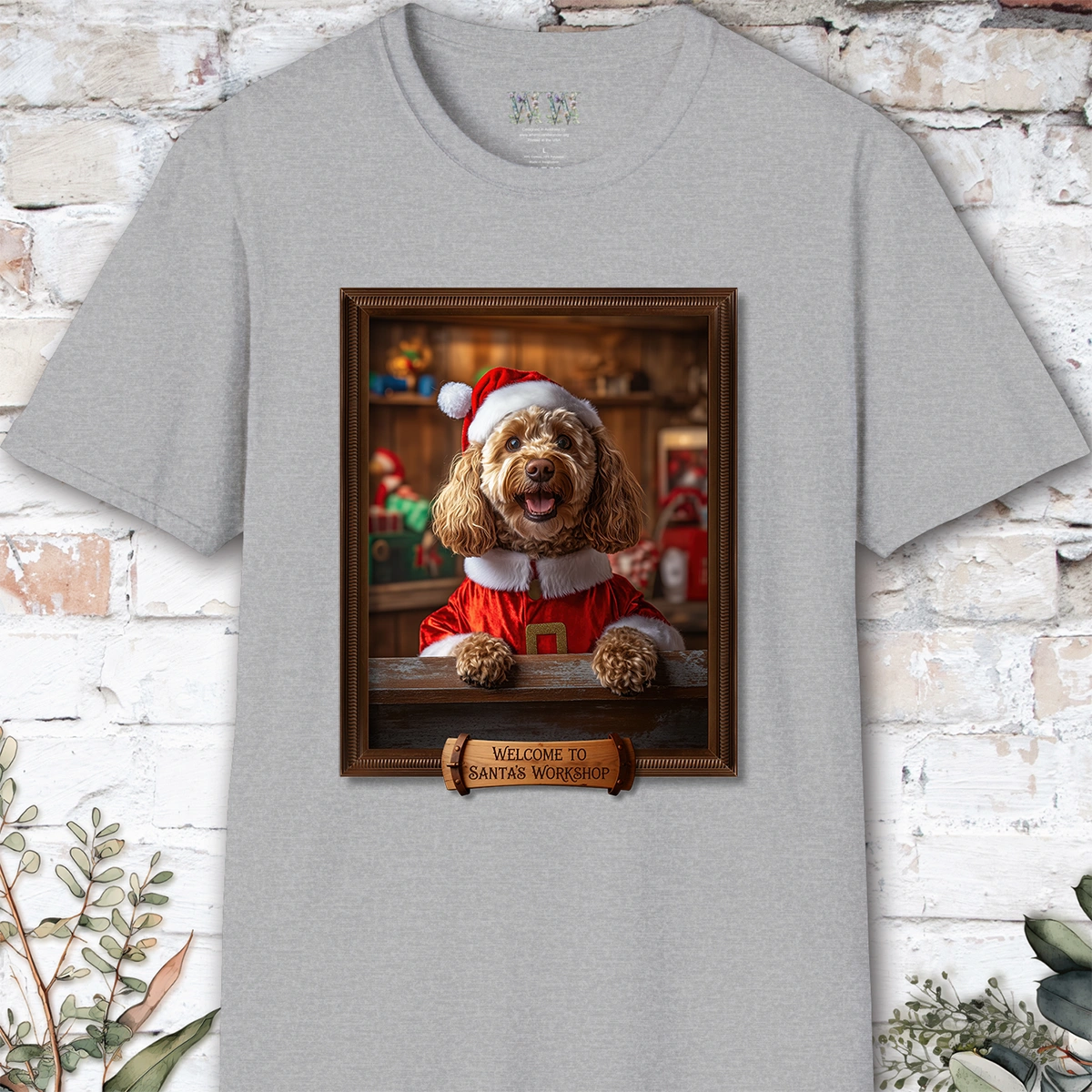 Cavoodle/Cavapoo #2 Santa's Workshop Unisex T shirt