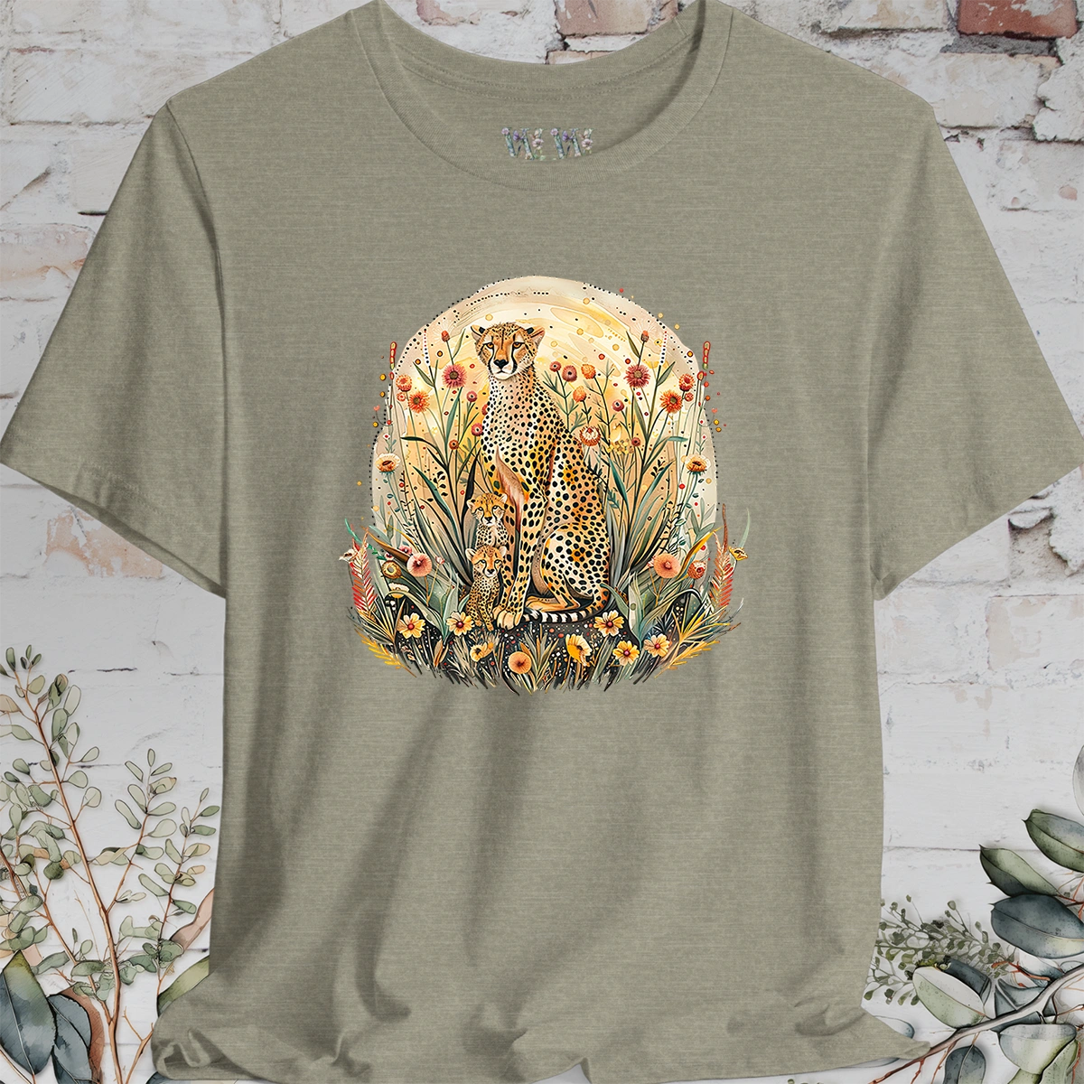 Cheetah #4 Wild Animals, unisex T-Shirt