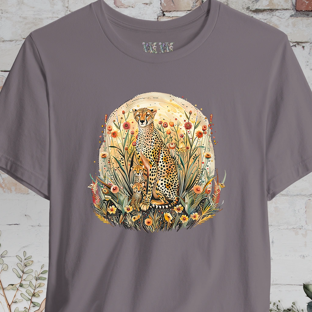 Cheetah #4 Wild Animals, unisex T-Shirt