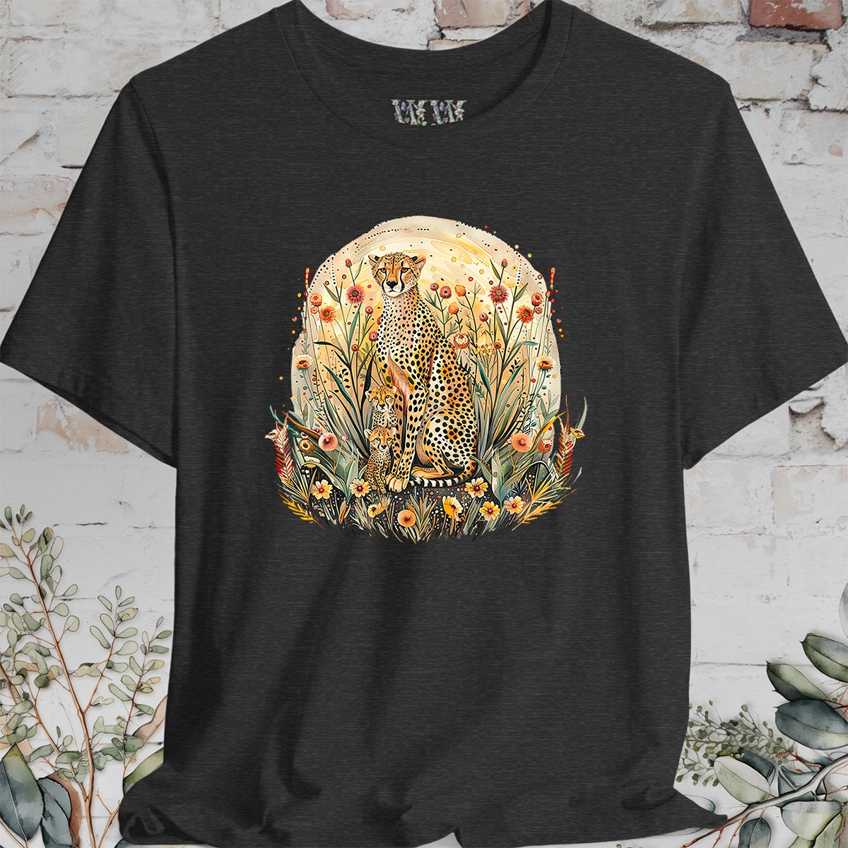 Cheetah #4 Wild Animals, unisex T-Shirt