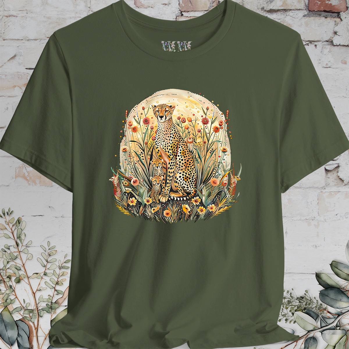 Cheetah #4 Wild Animals, unisex T-Shirt