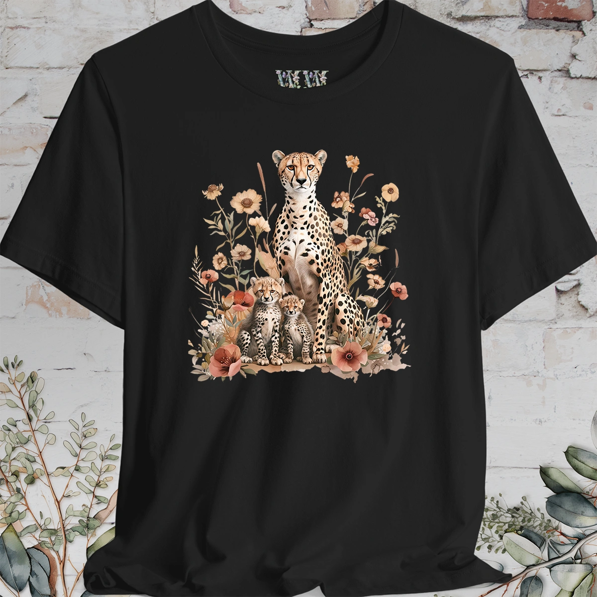 Cheetah #5 Wild Animals, unisex T-Shirt