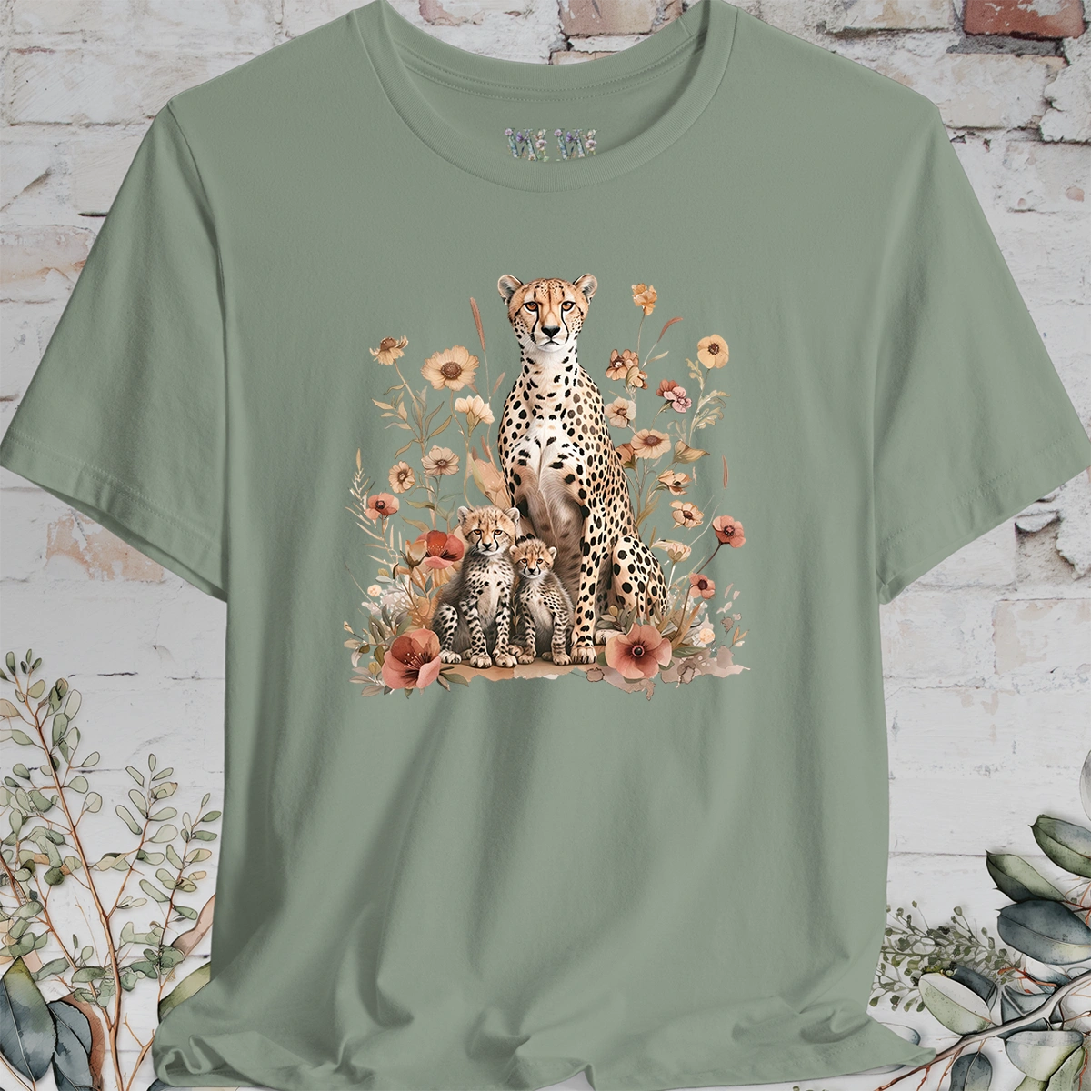 Cheetah #5 Wild Animals, unisex T-Shirt