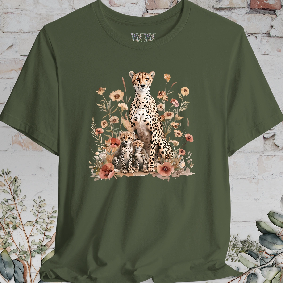 Cheetah #5 Wild Animals, unisex T-Shirt