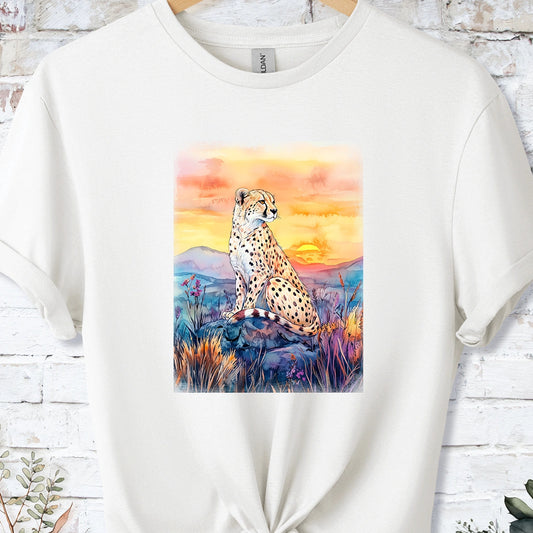 Cheetah at sunset #6 Unisex T shirt