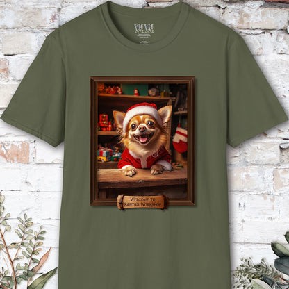 Chihuahua #1 Santa's Workshop Unisex T shirt