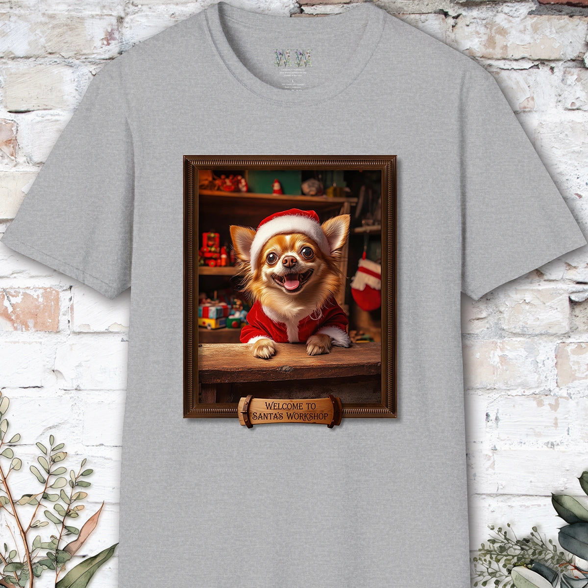 Chihuahua #1 Santa's Workshop Unisex T shirt
