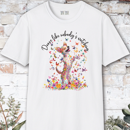 Chihuahua "Dance like nobody's watching" unisex T shirt