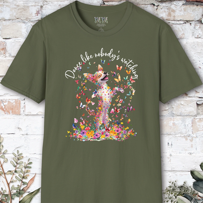 Chihuahua "Dance like nobody's watching" unisex T shirt