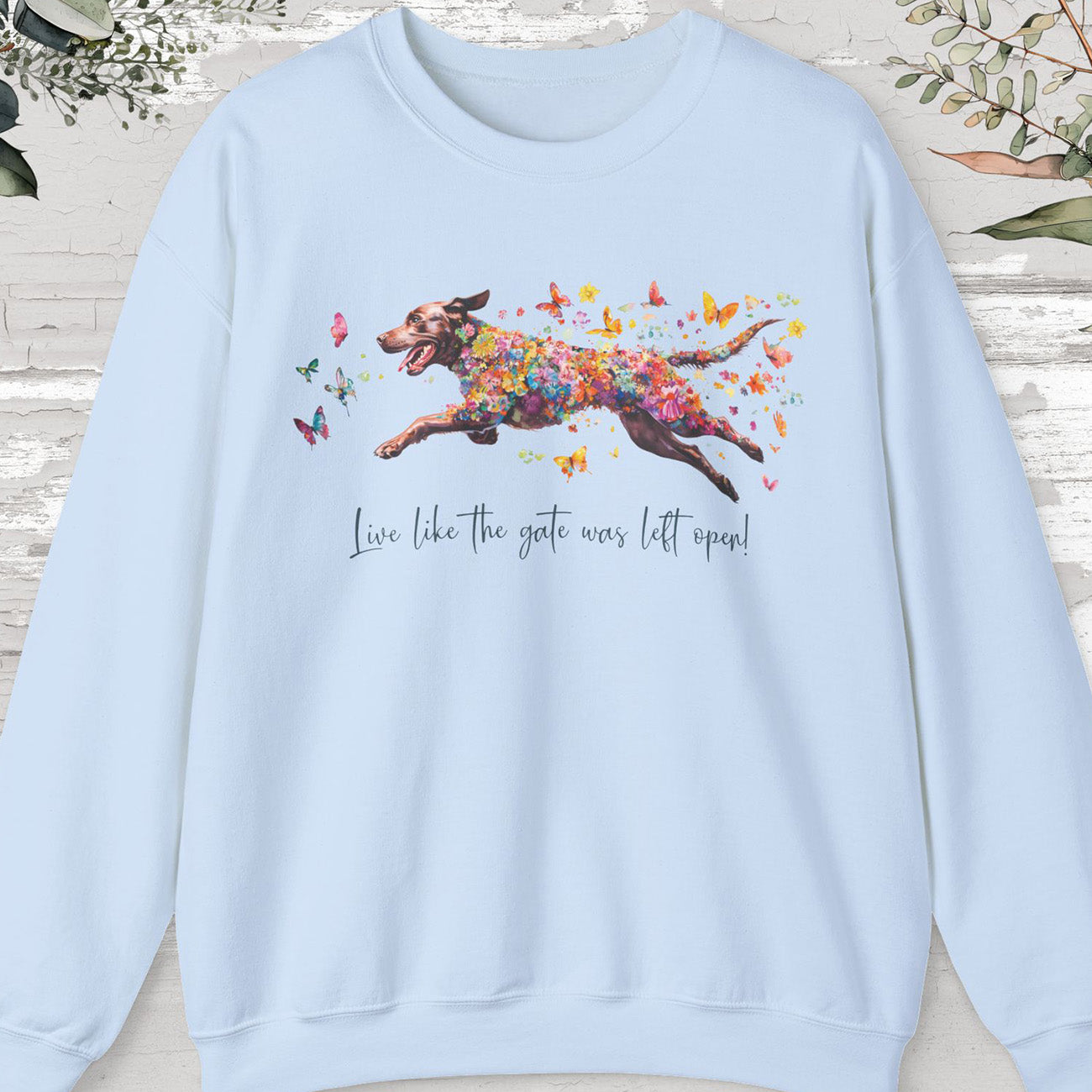 Chocolate Labrador Personalised Sweatshirt