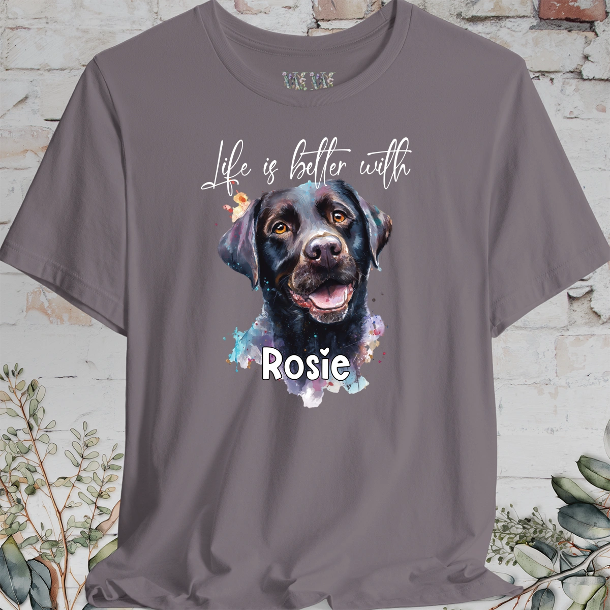 Labrador #3 'Life is better with'  Personalized T shirt