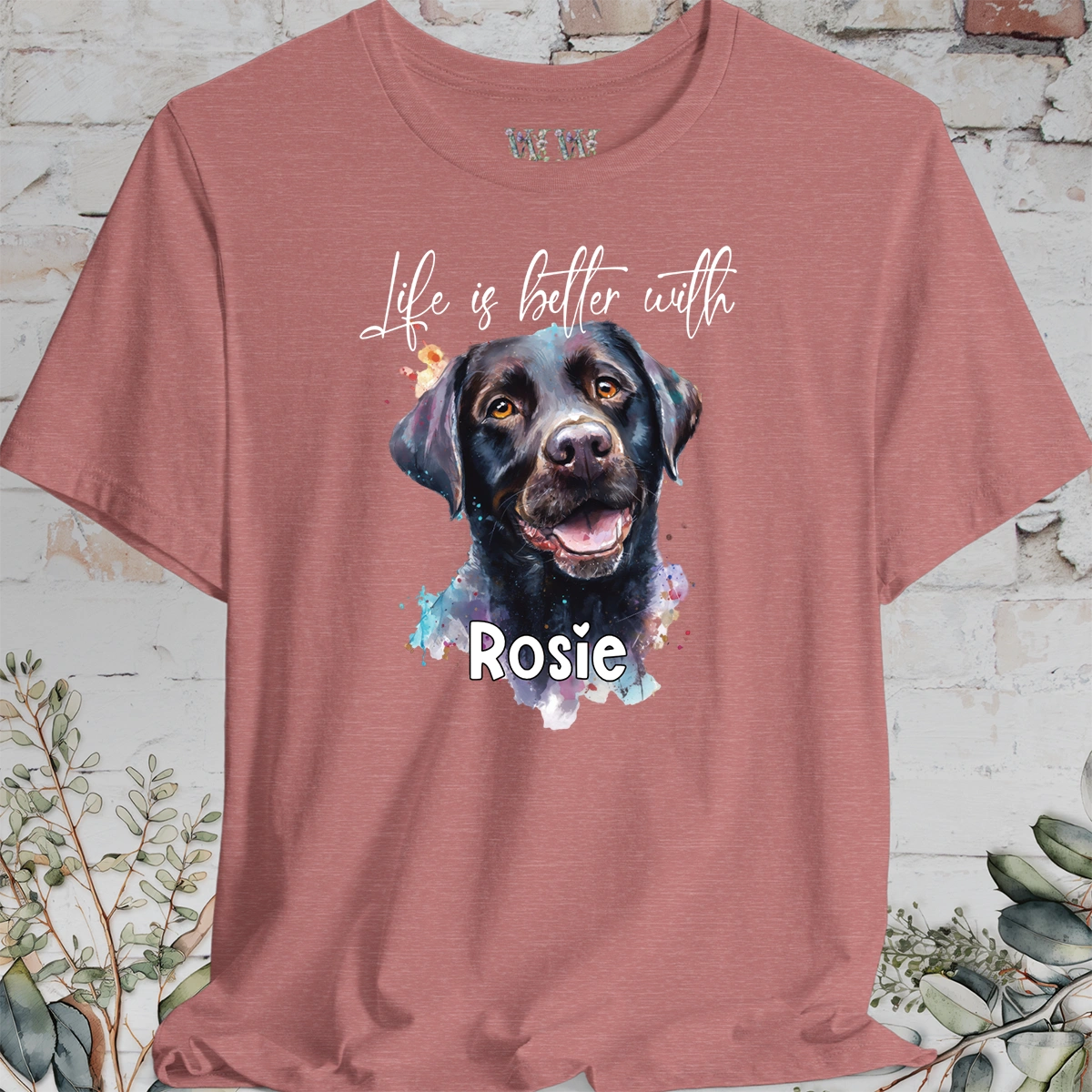 Labrador #3 'Life is better with'  Personalized T shirt
