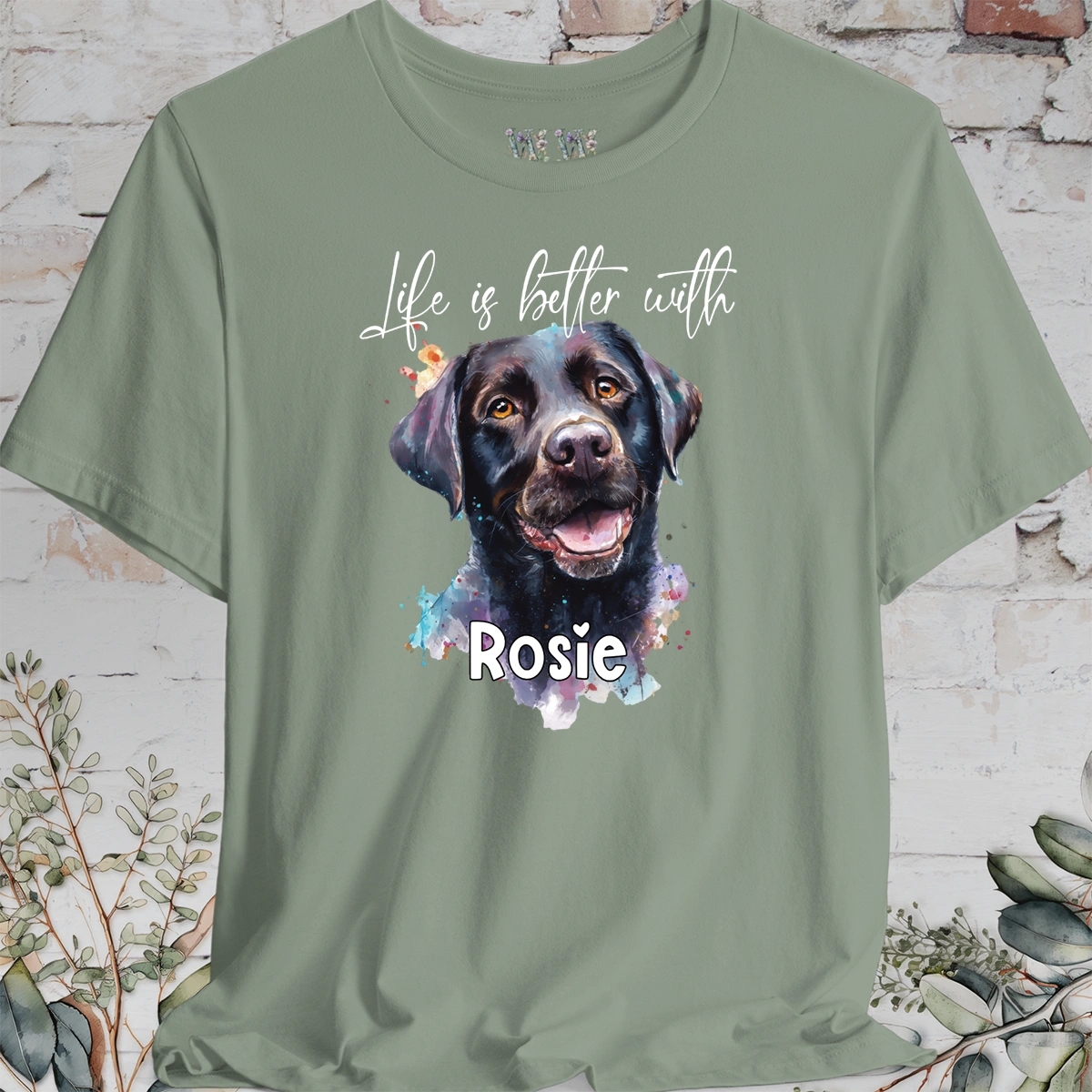 Labrador #3 'Life is better with'  Personalized T shirt