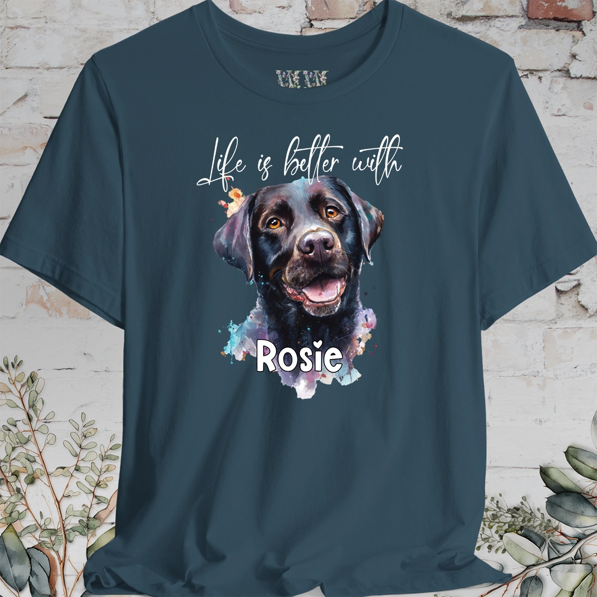 Labrador #3 'Life is better with'  Personalized T shirt