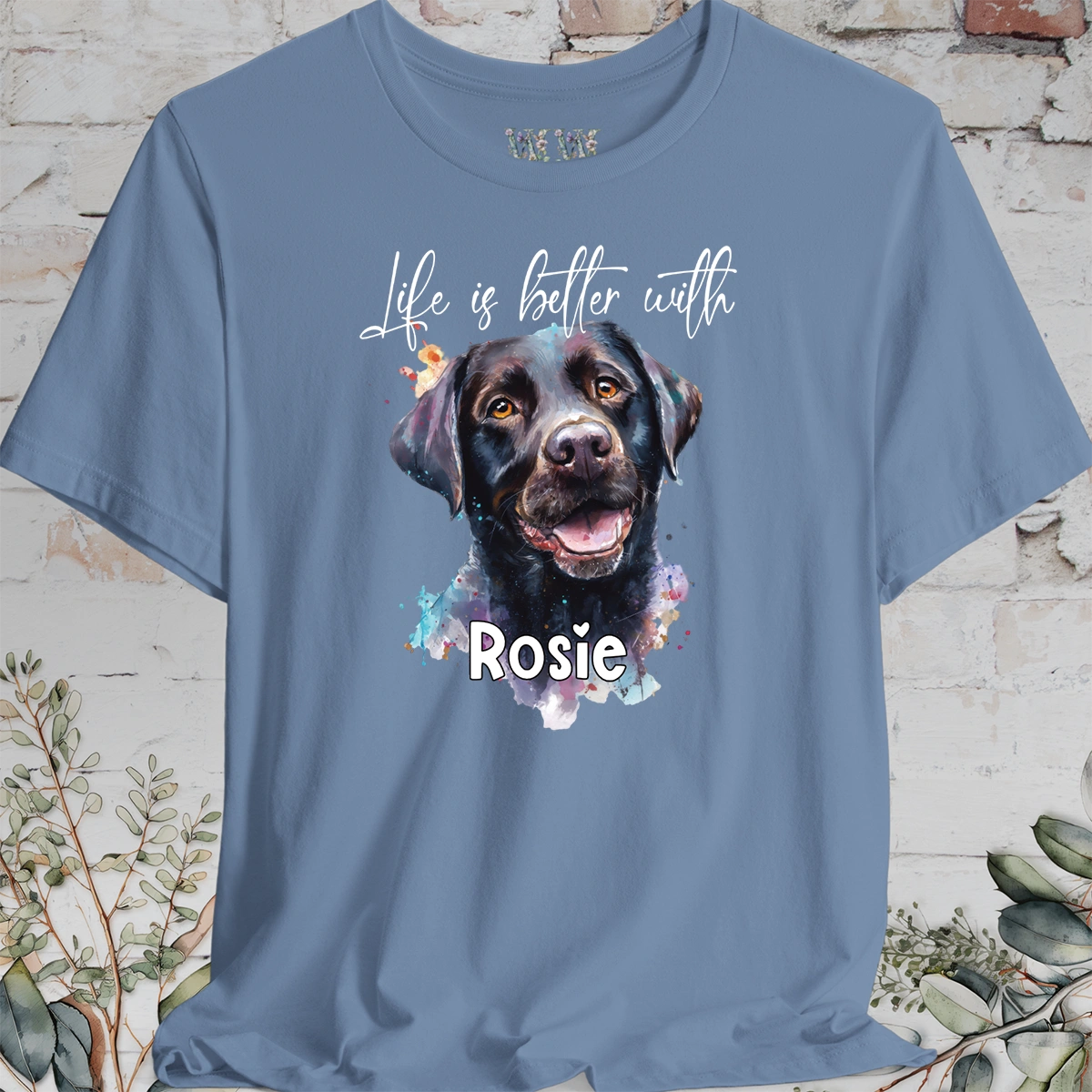 Labrador #3 'Life is better with'  Personalized T shirt