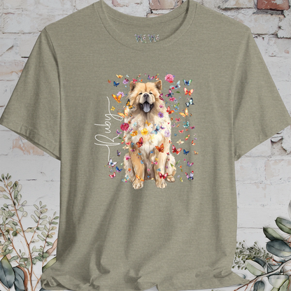 Chow Chow #2 Floral Personalized T shirt