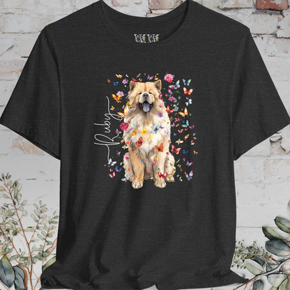 Chow Chow #2 Floral Personalized T shirt