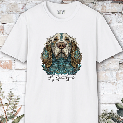 Clumber Spaniel, My Spirit Guide, Short Sleeve Unisex Tee