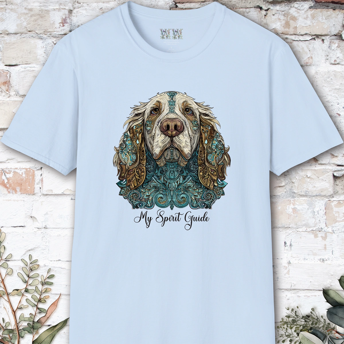 Clumber Spaniel, My Spirit Guide, Short Sleeve Unisex Tee