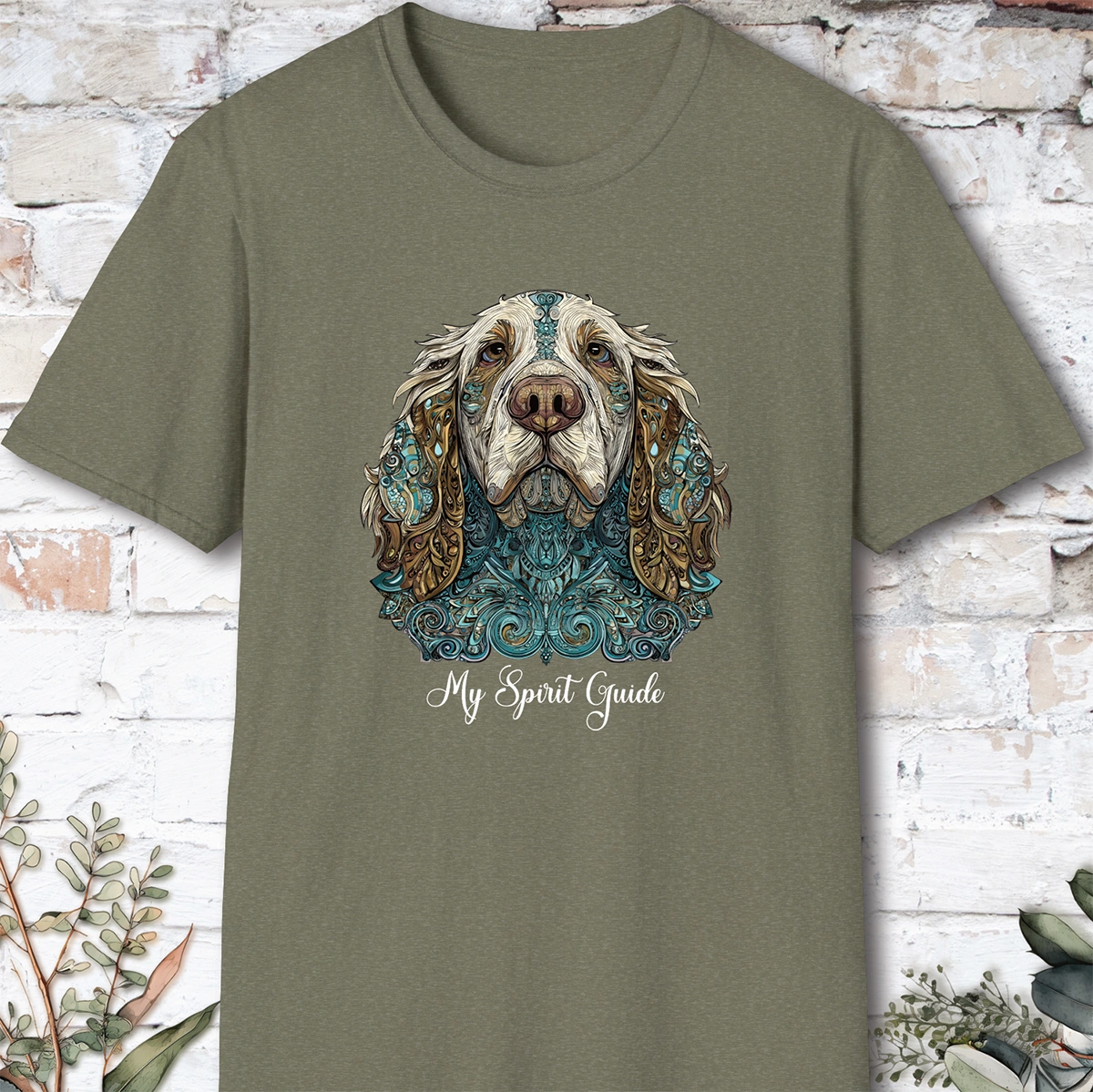 Clumber Spaniel, My Spirit Guide, Short Sleeve Unisex Tee