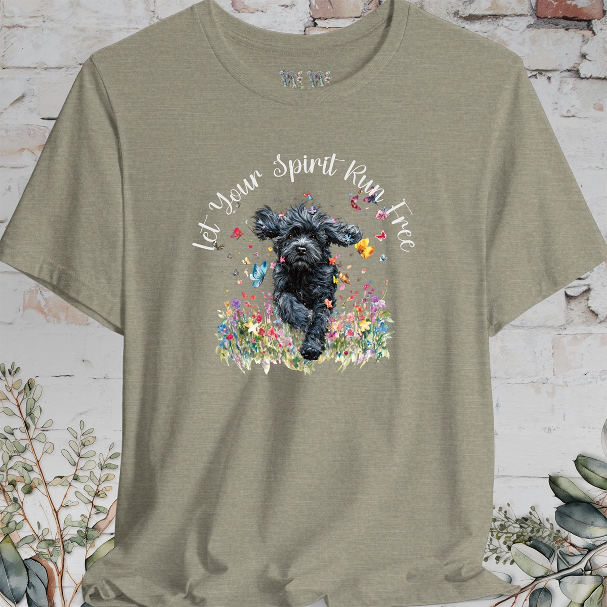 Cockapoo/Spoodle #1 'Let your spirit run free' T shirt