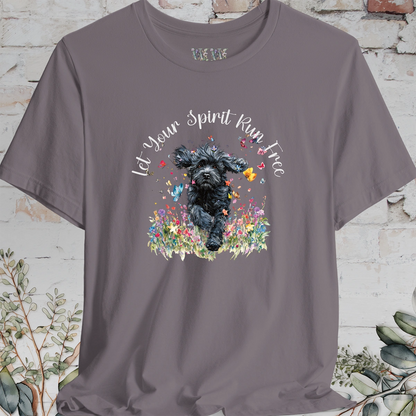 Cockapoo/Spoodle #1 'Let your spirit run free' T shirt