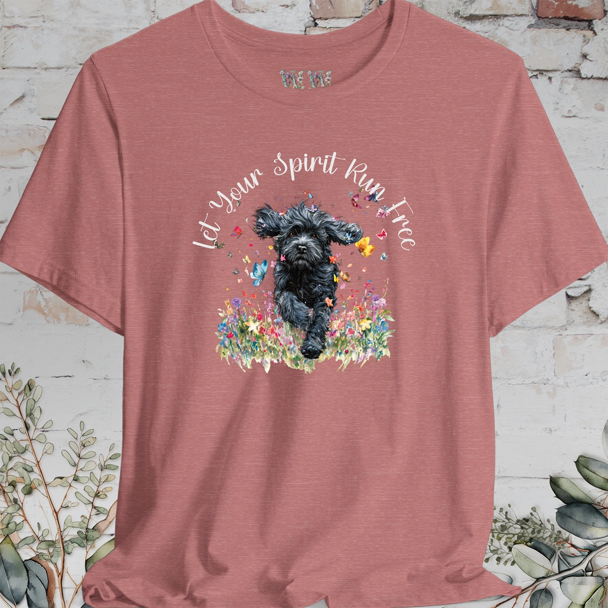 Cockapoo/Spoodle #1 'Let your spirit run free' T shirt