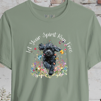 Cockapoo/Spoodle #1 'Let your spirit run free' T shirt