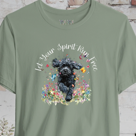Cockapoo/Spoodle #1 'Let your spirit run free' T shirt
