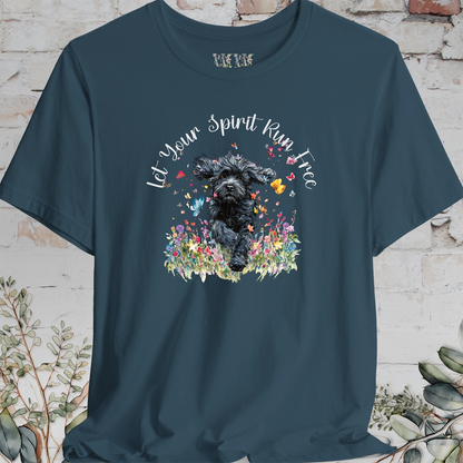 Cockapoo/Spoodle #1 'Let your spirit run free' T shirt
