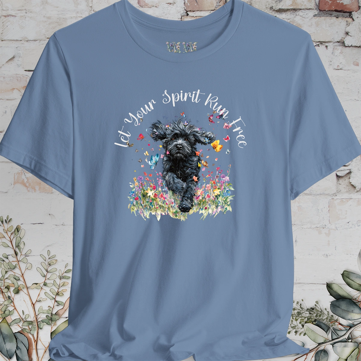 Cockapoo/Spoodle #1 'Let your spirit run free' T shirt