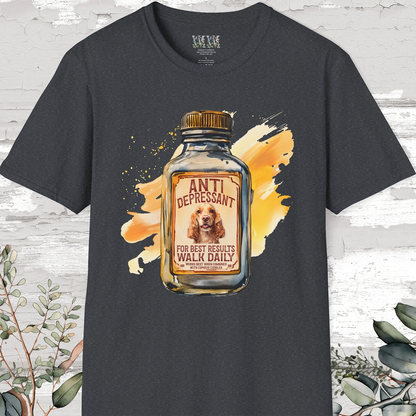 Cocker Spaniel Antidepressant T shirt