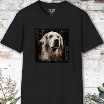 Cream Golden Retriever, Devotion, Loyalty, Love, Devotion unisex T Shirt