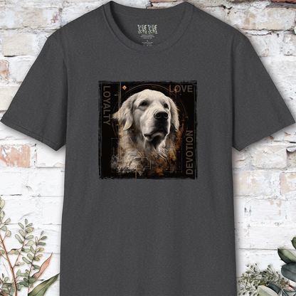 Cream Golden Retriever, Devotion, Loyalty, Love, Devotion unisex T Shirt