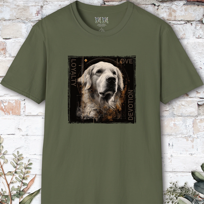 Cream Golden Retriever, Devotion, Loyalty, Love, Devotion unisex T Shirt