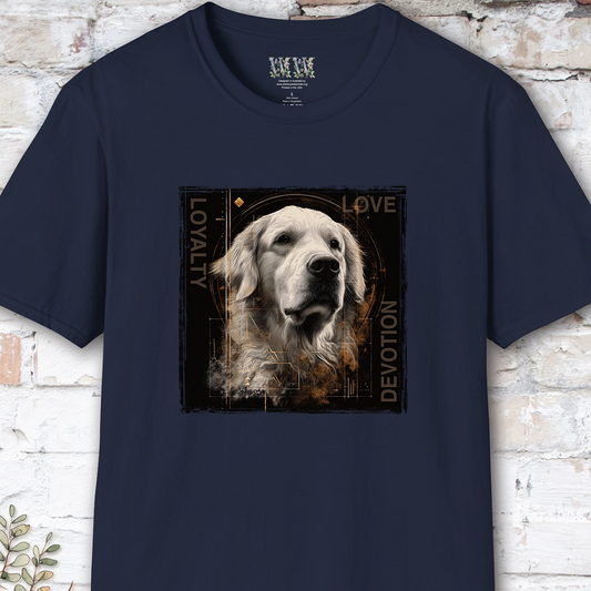 Cream Golden Retriever, Devotion, Loyalty, Love, Devotion unisex T Shirt