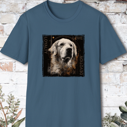 Cream Golden Retriever, Devotion, Loyalty, Love, Devotion unisex T Shirt