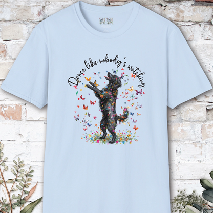 Curly Coated Retriever #1 "Dance like nobody's watching" unisex T shirt