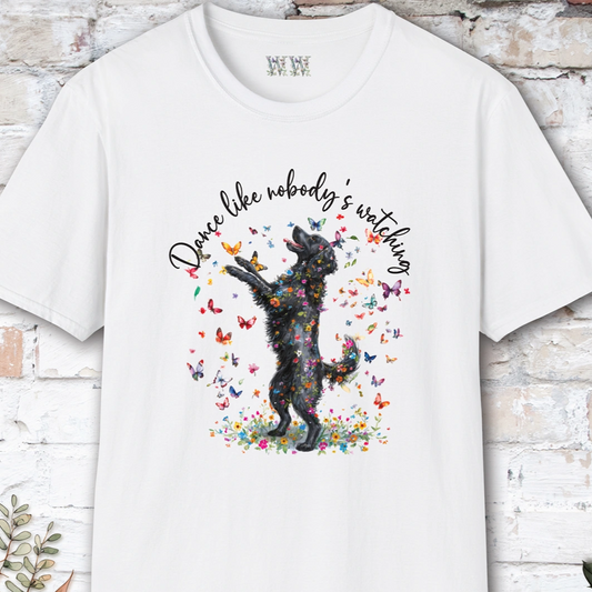Curly Coated Retriever #1 "Dance like nobody's watching" unisex T shirt