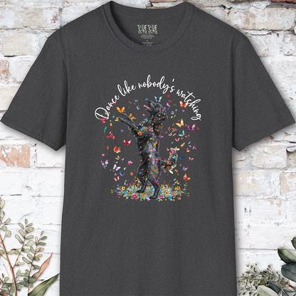 Curly Coated Retriever #1 "Dance like nobody's watching" unisex T shirt