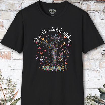 Curly Coated Retriever #1 "Dance like nobody's watching" unisex T shirt