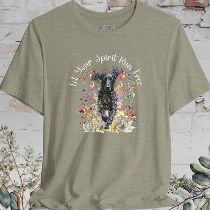 Curly Coated Retriever #1 'Let your spirit run free' T shirt