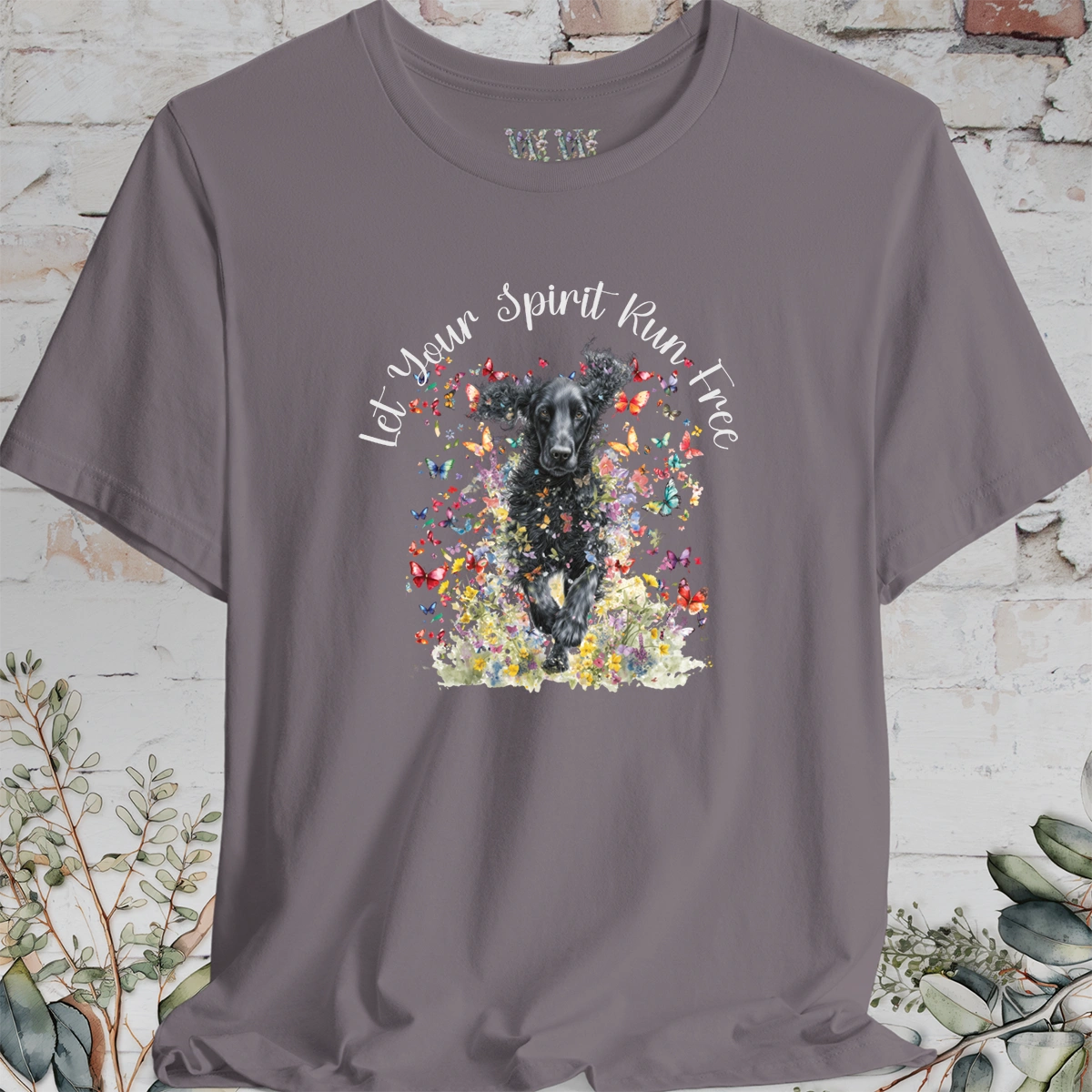 Curly Coated Retriever #1 'Let your spirit run free' T shirt