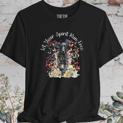 Curly Coated Retriever #1 'Let your spirit run free' T shirt