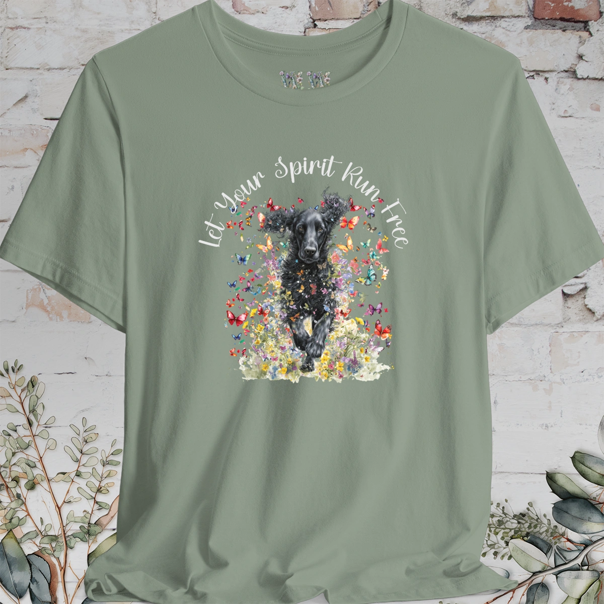 Curly Coated Retriever #1 'Let your spirit run free' T shirt