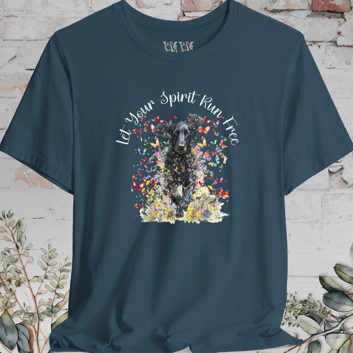 Curly Coated Retriever #1 'Let your spirit run free' T shirt
