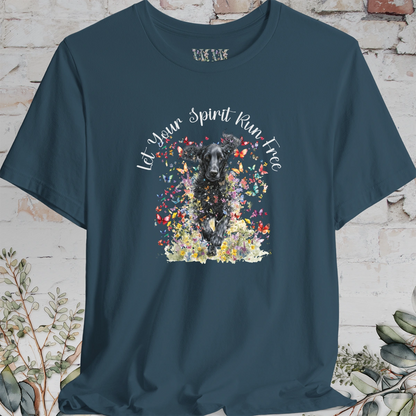Curly Coated Retriever #1 'Let your spirit run free' T shirt