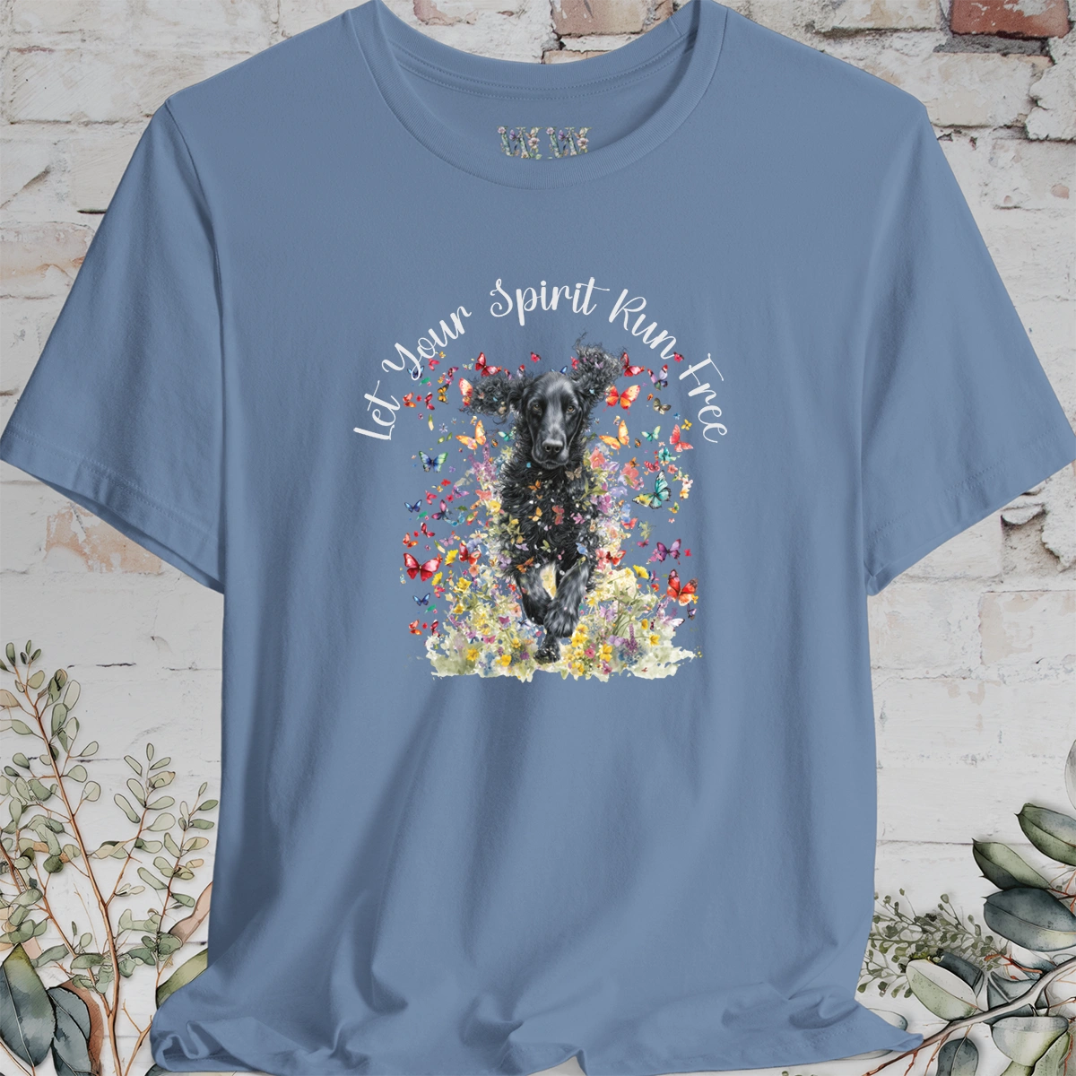 Curly Coated Retriever #1 'Let your spirit run free' T shirt